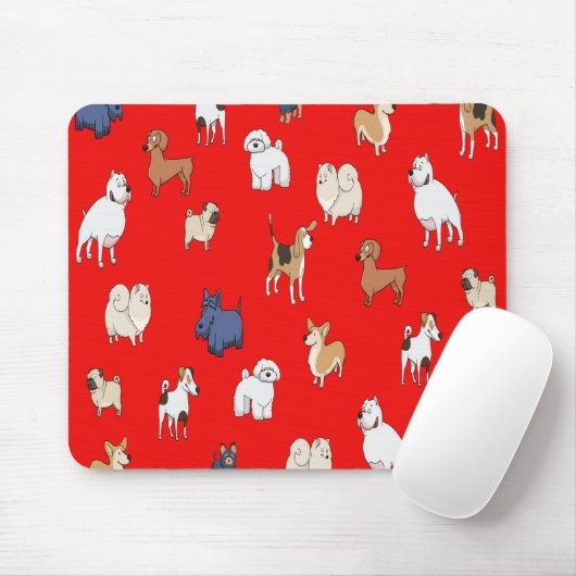 Dogs Mousepad Muismat (Met muis)