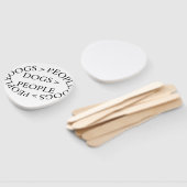 Dogs Over People – Funny Dog QuoteSet of Fans Handwaaier (Niet-gemonteerd)