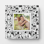 Dogs Pattern Frameless Photo Easel Back Fotoplaat (Voorkant)