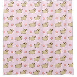 Dogs Pattern Shower Curtain Douchegordijn