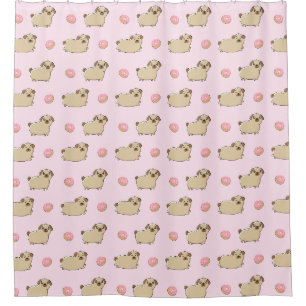 Dogs Pattern Shower Curtain Douchegordijn