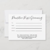 Dogs Pet Care Dog Trainer Groomer Cadeaubon (Achterkant)