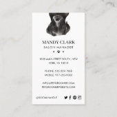 Dogs Pet Care Grooming & Salon Visitekaartje (Achterkant)