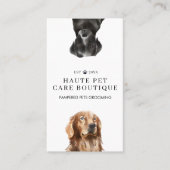 Dogs Pet Care Grooming & Salon Visitekaartje (Voorkant)