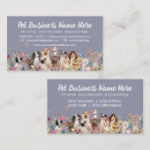 Dogs Pet Sitting Groomer Walker Trainer Visitekaartje (Voorkant / Achterkant)