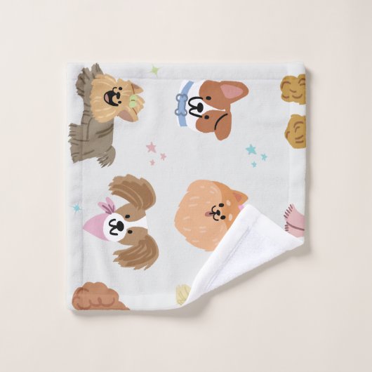 Dogs Pets Kinder Bad Handdoek (Wasdoekje)