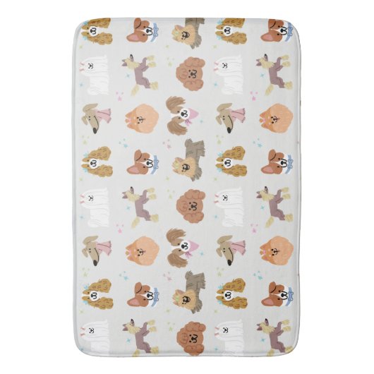 Dogs Pets Kinder Badmat (Voorkant Verticaal)