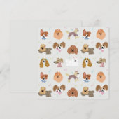 Dogs Pets Kinder briefpapier Kaart (Voorkant / Achterkant)