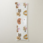 Dogs Pets Kinder kamer Lichaamskussen (Voorkant Verticaal)