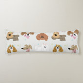 Dogs Pets Kinder kamer Lichaamskussen (Voorkant)