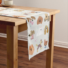 Dogs Pets Kinder Korte Tafelloper