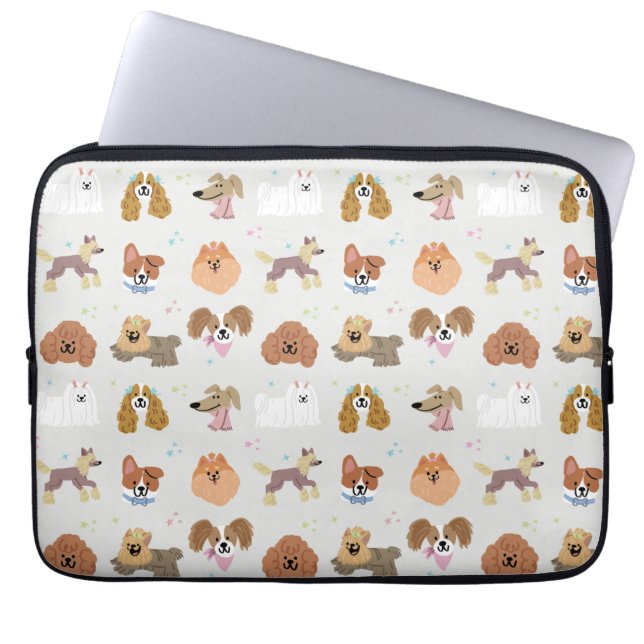 Dogs Pets Kinder Laptop Sleeve (Voorkant)