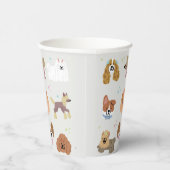 Dogs Pets Kinder Papieren Bekers (Rechts)