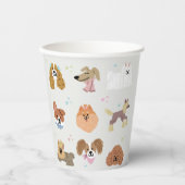 Dogs Pets Kinder Papieren Bekers (Voorkant)