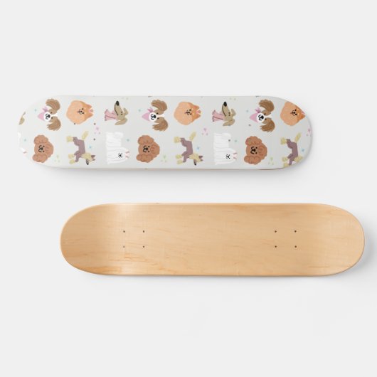 Dogs Pets Kinder Tieners Persoonlijk Skateboard (Horizontaal)