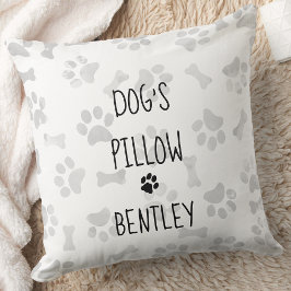 Dog's Pillow Dog Room Decor Paw Gepersonaliseerde  Kussen