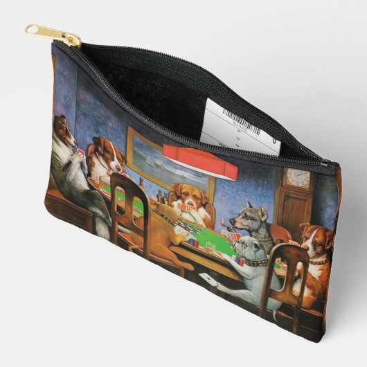 Dogs Playing Poker beroemd gemaakt door C.M. Cooli Etui (Open)