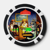 Dogs Playing Poker Chips (Achterkant)