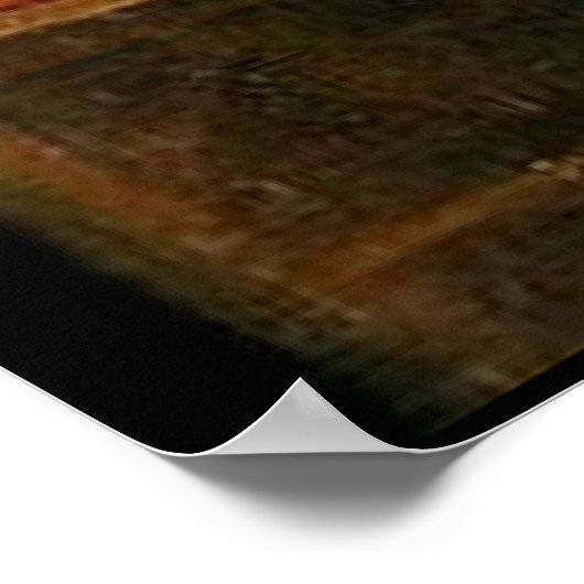 Dogs Playing Poker Poster (Hoek)