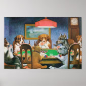 Dogs Playing Poker Poster (Voorkant)