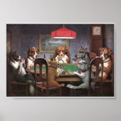 Dogs Playing Poker Poster (Voorkant)