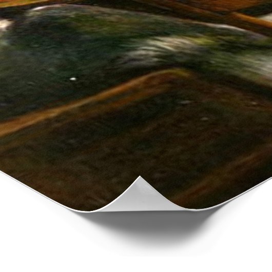 Dogs Playing Poker Poster (Hoek)