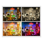 Dogs Playing Poker Poster (Voorkant)