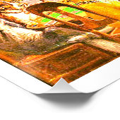 Dogs Playing Poker Poster (Hoek)