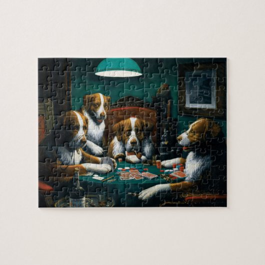 Dogs' Poker Game Legpuzzel (Horizontaal)