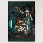 Dogs' Poker Game Legpuzzel (Verticaal)