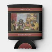 Dogs poker-spellen blikjeskoeler (Achterkant)