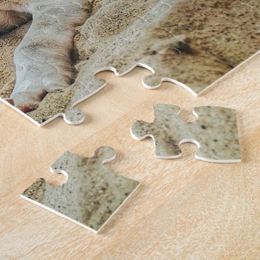 Dog's Relaxing Day in the Beach, Ocean Sand & Sun Legpuzzel (Zijkant)