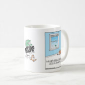 Dog's resolution to bark less is short-lived koffiemok (Voorkant rechts)