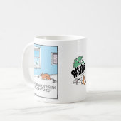 Dog's resolution to bark less is short-lived koffiemok (Voorkant links)