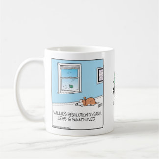 Dog's resolution to bark less is short-lived koffiemok