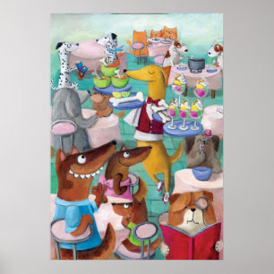 Dogs Restaurant Poster