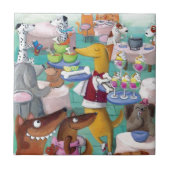 Dogs Restaurant Tegeltje (Voorkant)