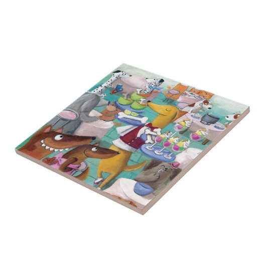 Dogs Restaurant Tegeltje (Zijkant)