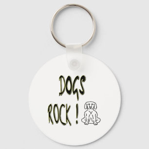 Dogs Rock. Sleutelhanger