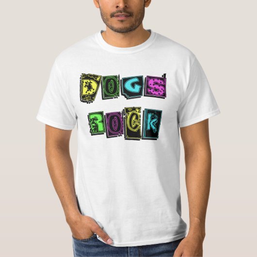 Dogs Rock T-shirt (Voorkant)