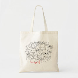 Dogs Say Wof Tote Bag