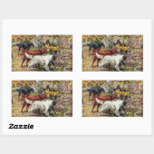  Dogs Setter Trio Rechthoekige Sticker (Vel)