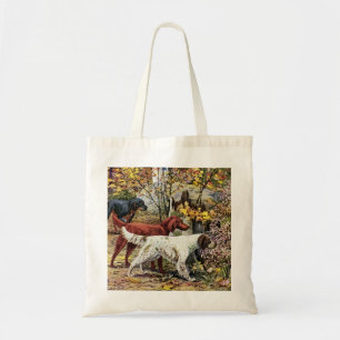  Dogs Setter Trio Tote Bag