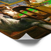 DOGS SPEELT POKER EEN Vriend die Cassius Marcel no Poster (Hoek)