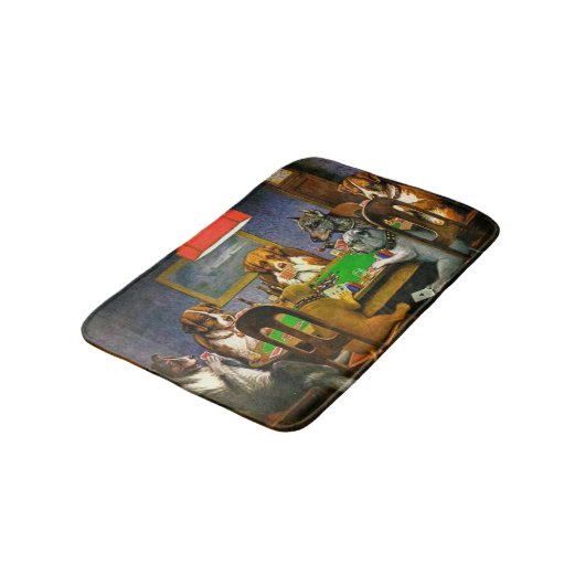 Dogs Spelling Poker Badmat (Gekanteld)