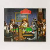 Dogs Spelling Poker Legpuzzel (Horizontaal)