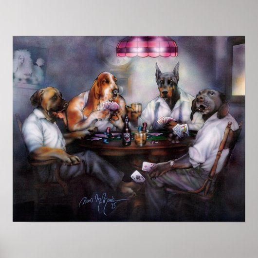 Dogs Spellingpoker Poster (Voorkant)