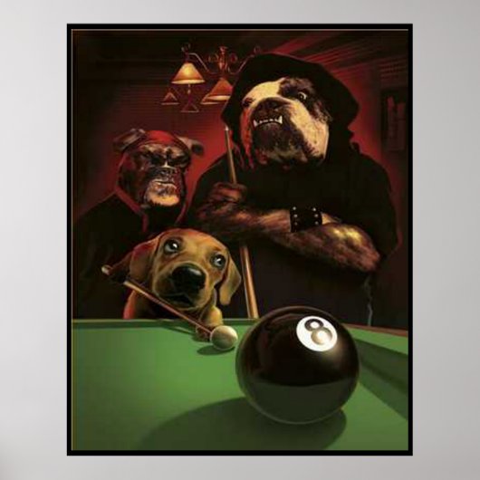 Dogs-spelpool - de oogbal poster (Voorkant)