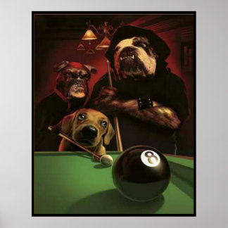 Dogs-spelpool - de oogbal poster