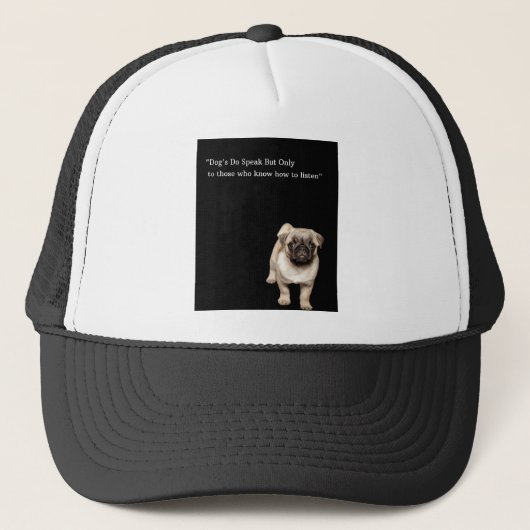 Dog's spreken wel, maar alleen tegen hen die weten trucker pet (Voorkant)